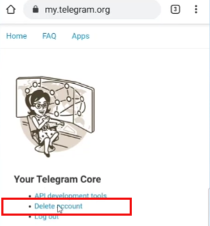 Supprimer Telegram